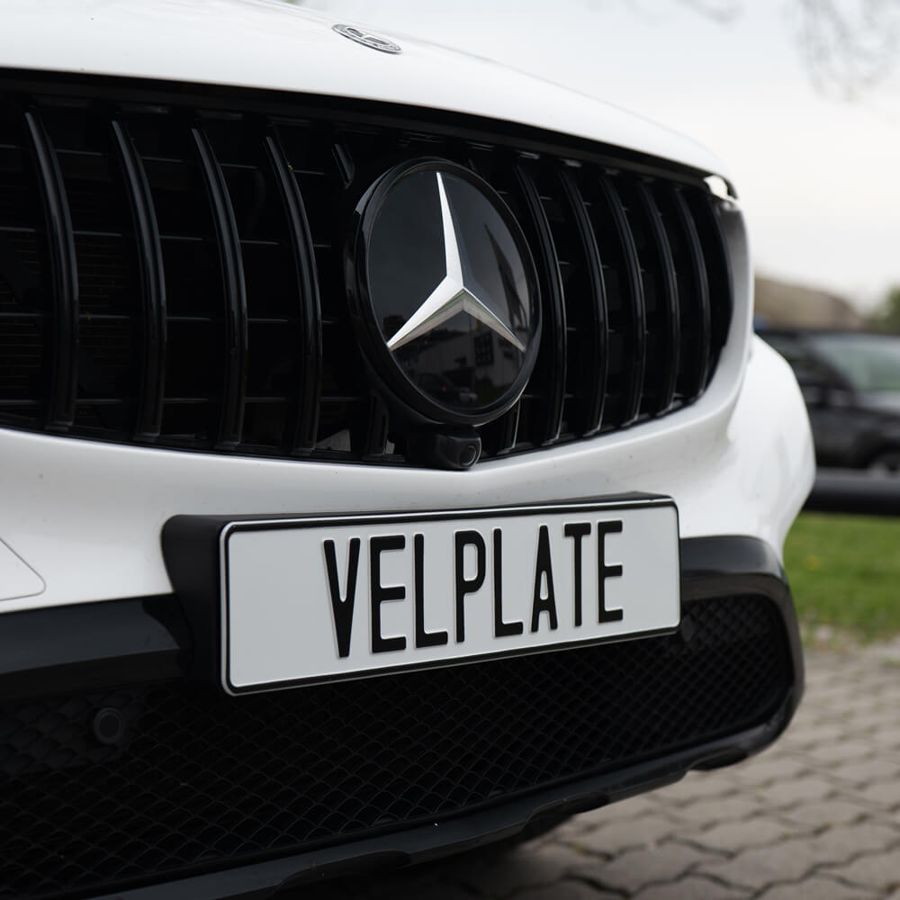 VELPLATE – Držiak ŠPZ na suchý zips (1 ks)